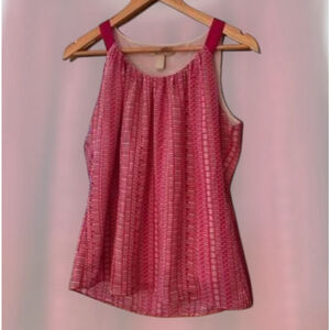 Banana Republic Small Sleeveless Blouse Pink